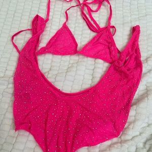 Pink Lingerie body suit